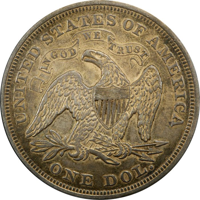 1871 Seated Liberty Dollar ($1) Photo 4