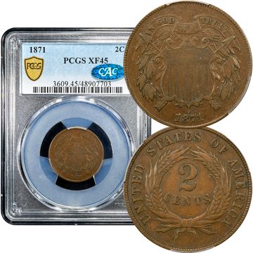 1871 Two Cents (2c) Composite Image