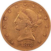 1872-CC Liberty Gold Eagle ($10) Obverse Image