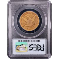 1872-CC Liberty Gold Eagle ($10) Reverse Slab Image