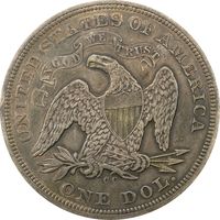 1872-CC Seated Liberty Dollar ($1) Photo 4