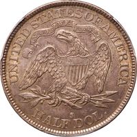 1872-S Seated Liberty Half Dollar (50c) Photo 4