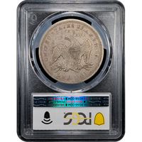 1872 Seated Liberty Dollar ($1) Reverse Slab Image