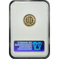 1872 Three Cent Nickel (3CN) Reverse Slab Image