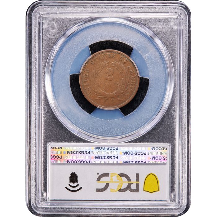 1872 Two Cents (2c) Reverse Image