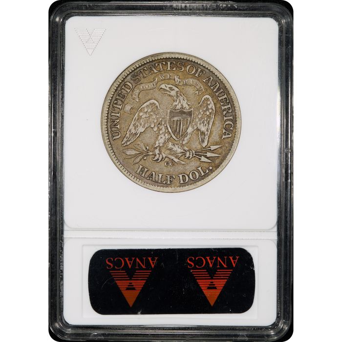 1873-CC Arrows Seated Liberty Half Dollar (50c) Reverse Image