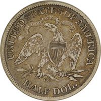 1873-CC Arrows Seated Liberty Half Dollar (50c) Photo 4