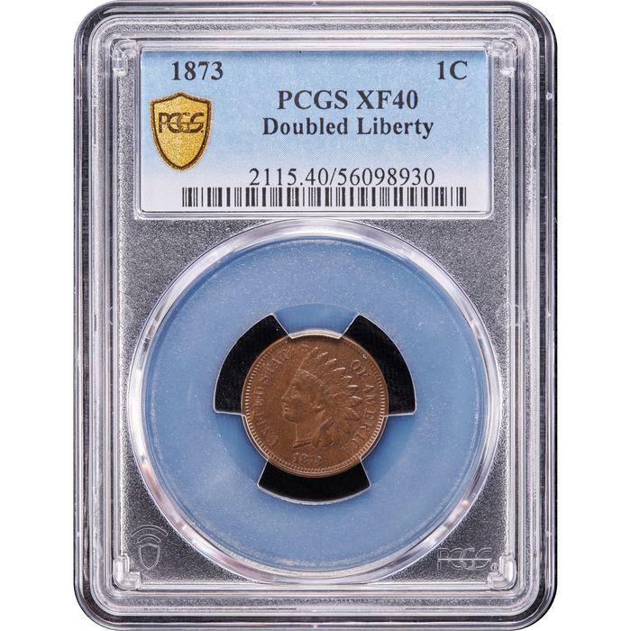 1873 Indian Cent (1c) Doubled Liberty Obverse Image