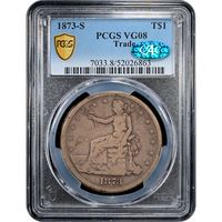 1873-S Trade Dollar ($1) Obverse Slab Image