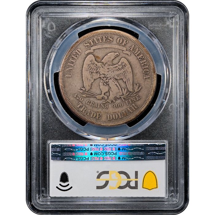 1873-S Trade Dollar ($1) Reverse Slab Image
