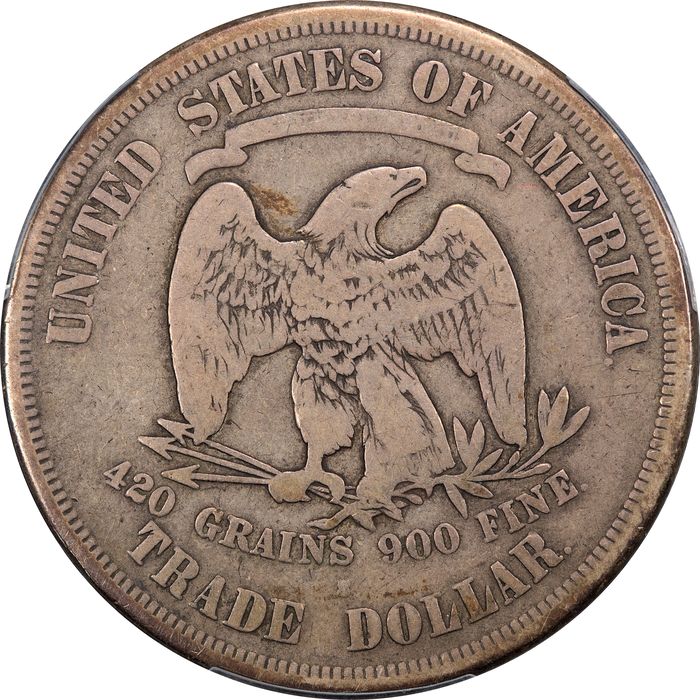 1873-S Trade Dollar ($1) Reverse Image
