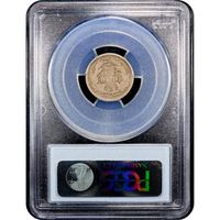 1873 Seated Liberty Dime (10c) Arrows, Doubled Die Obverse Reverse Slab Image