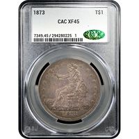 1873 Trade Dollar ($1) Obverse Slab Image