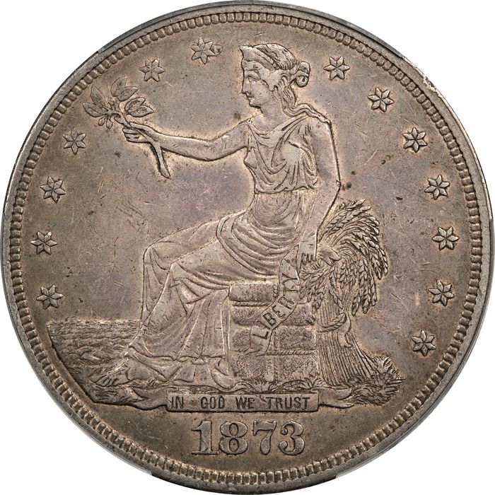 1873 Trade Dollar ($1) Obverse Image