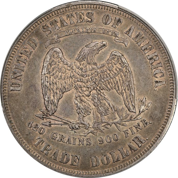 1873 Trade Dollar ($1) Reverse Image