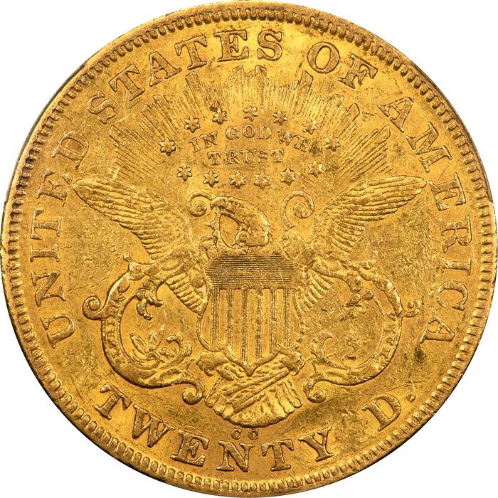 1874-CC Liberty Gold Double Eagle ($20) Reverse Image