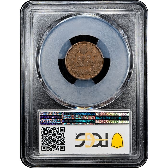 1874 Indian Cent (1c) Reverse Slab Image