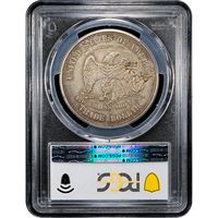 1874-S Trade Dollar ($1) Chopmarked Reverse Slab Image