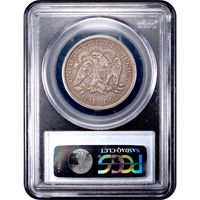 1875-CC Seated Liberty Half Dollar (50c) Reverse Image