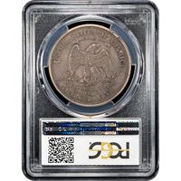 1875-CC Trade Dollar ($1) Reverse Slab Image