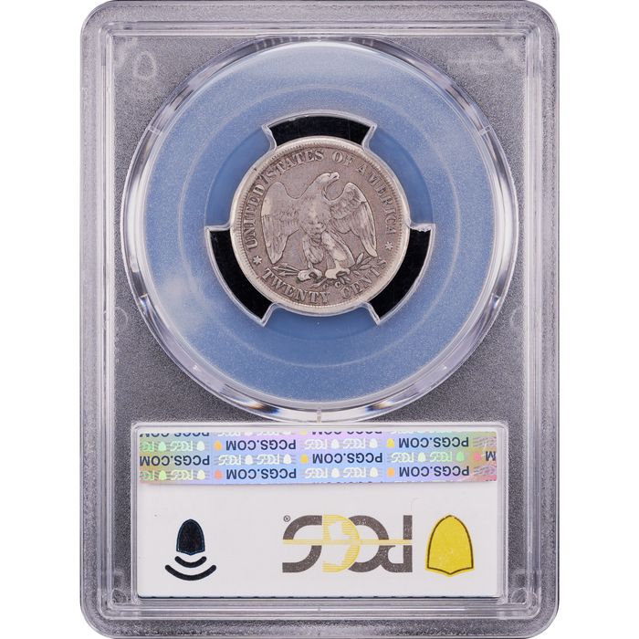 1875-CC Twenty Cent Reverse Slab Image