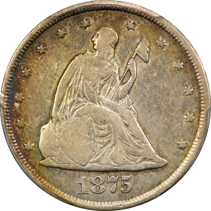 1875-CC Twenty Cents (20c) Obverse Image