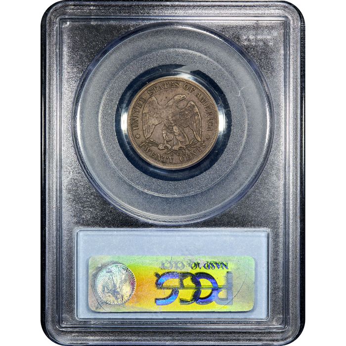 1875-CC Twenty Cents (20c) Reverse Slab Image