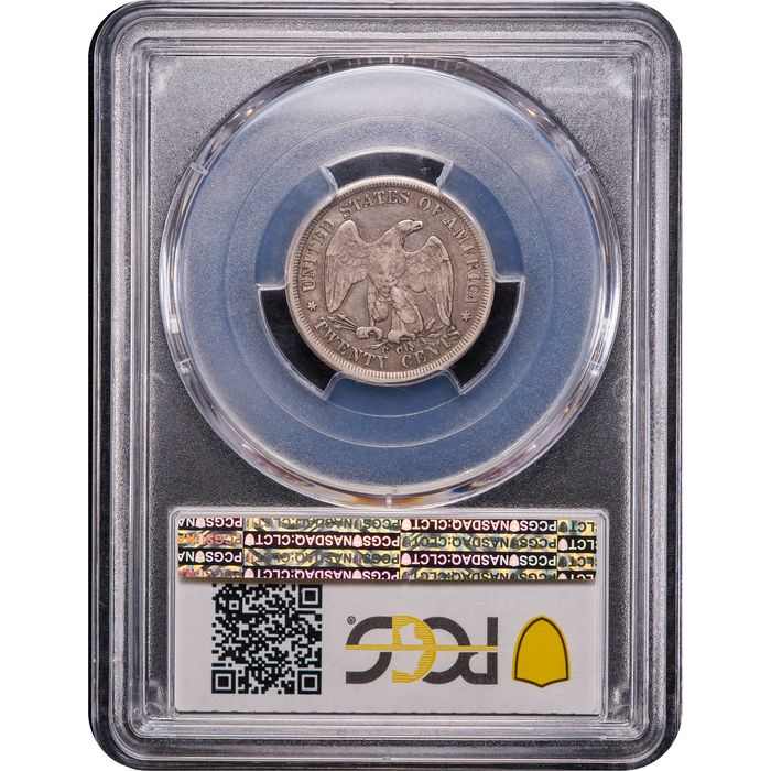 1875-CC Twenty Cents (20c) Reverse Image
