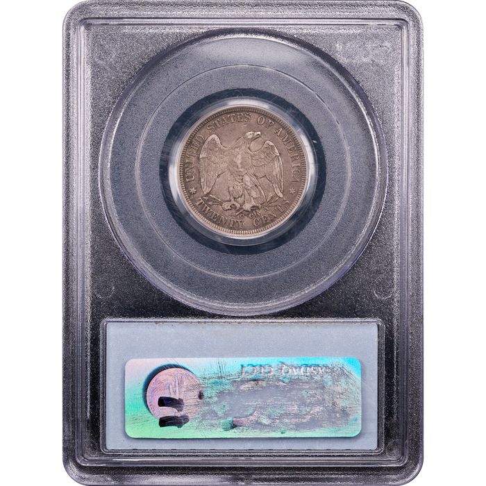 1875-CC Twenty Cents (20c) Reverse Slab Image