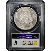 1875-S Trade Dollar ($1) Chopmarked Reverse Slab Image