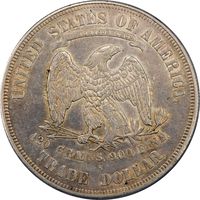 1875-S Trade Dollar ($1) Reverse Image