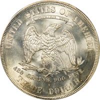 1875-S Trade Dollar (T$1) Reverse Image