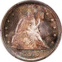 1875-S Twenty Cent (20c) Obverse Image