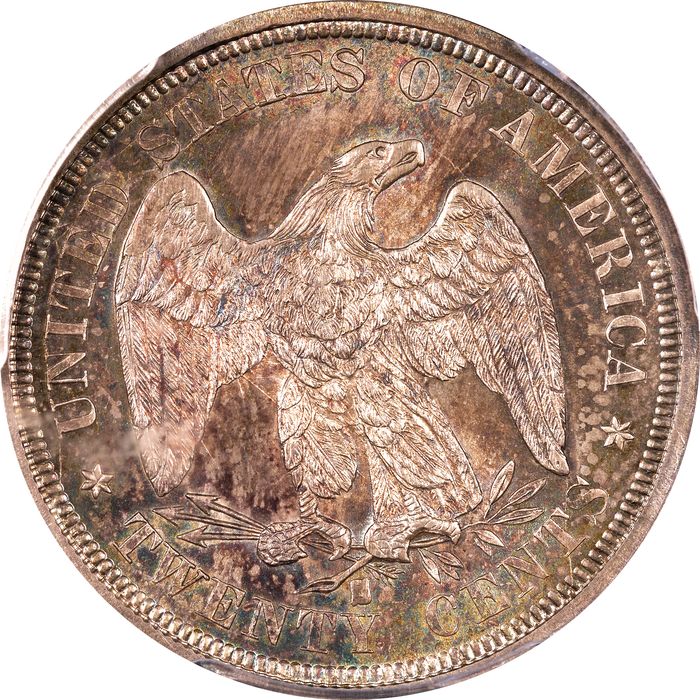1875-S Twenty Cent (20c) Reverse Image