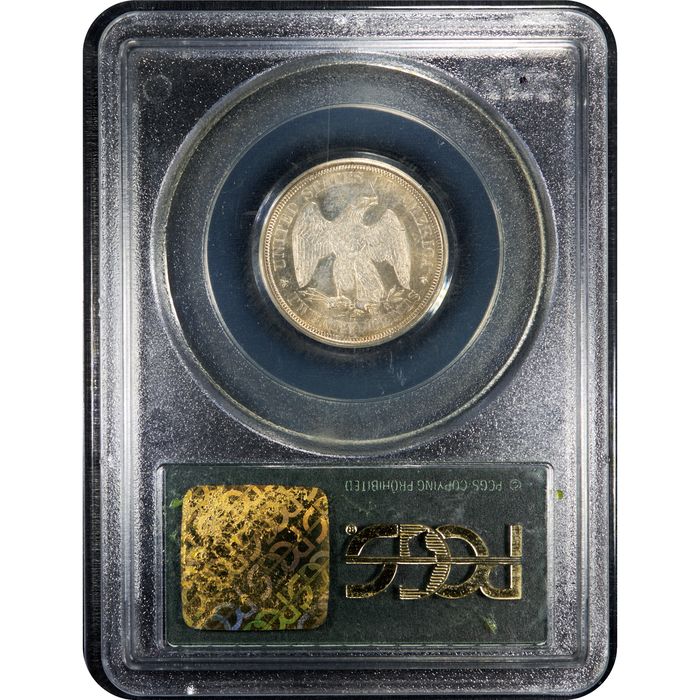 1875-S Twenty Cents (20c) OGH Reverse Slab Image