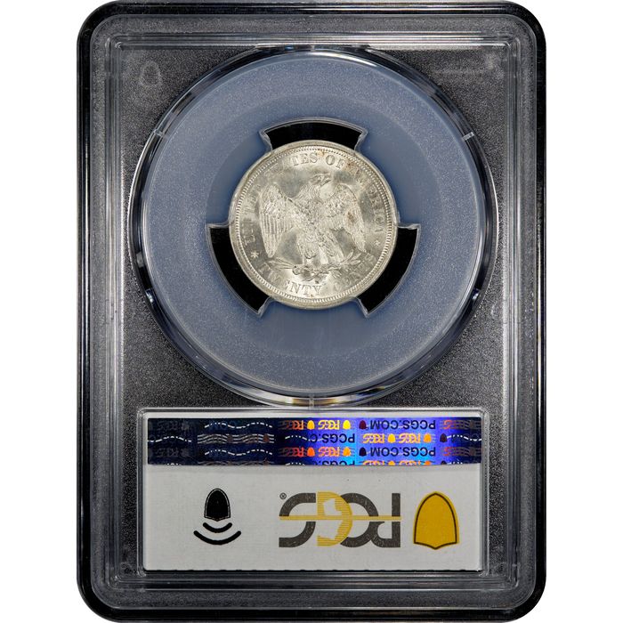 1875-S Twenty Cents (20c) Reverse Slab Image