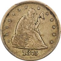 1875-S Twenty Cents (20c) Photo 3
