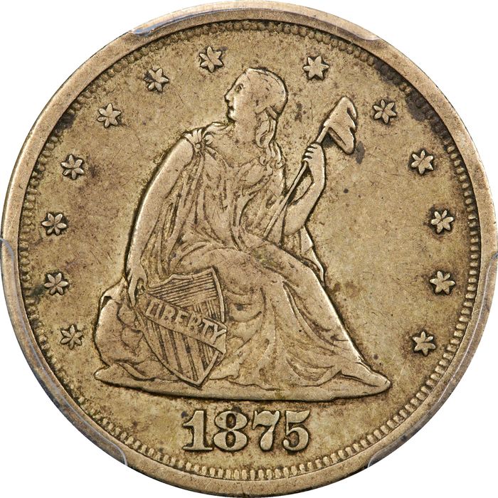 1875-S Twenty Cents (20c) Photo 3