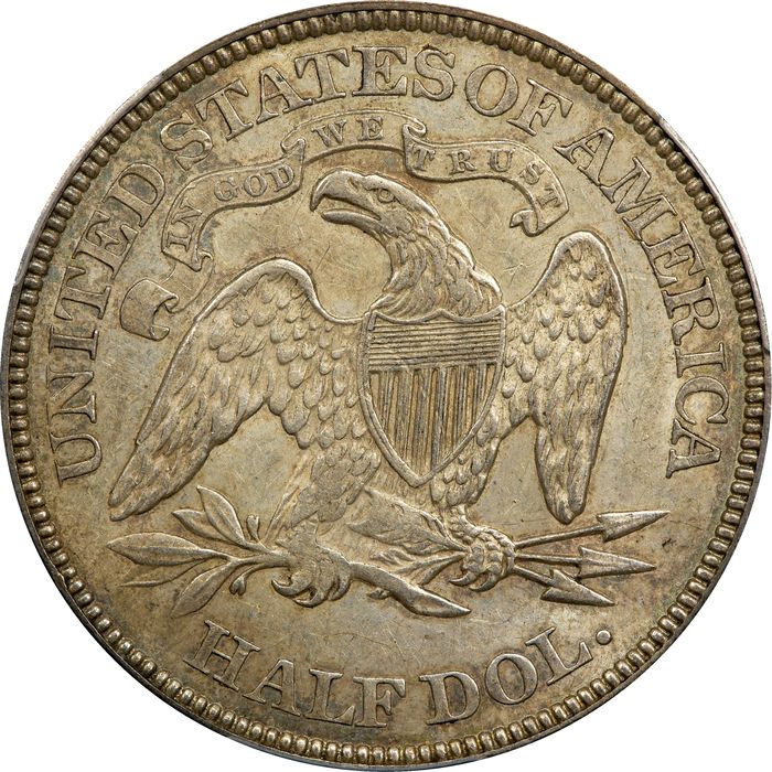 1875 Seated Liberty Half Dollar (50c) Photo 4