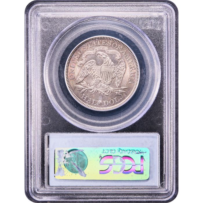 1875 Seated Liberty Half Dollar (50c) Reverse Image