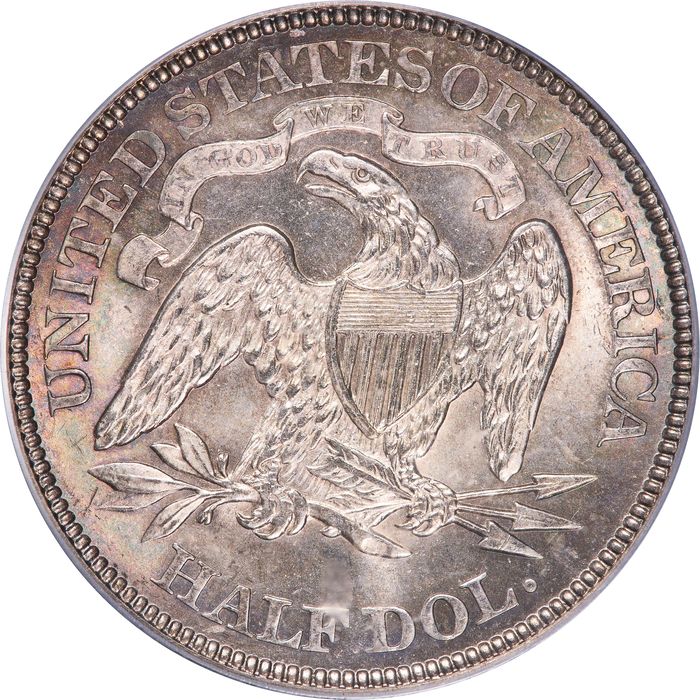1875 Seated Liberty Half Dollar (50c) Photo 4