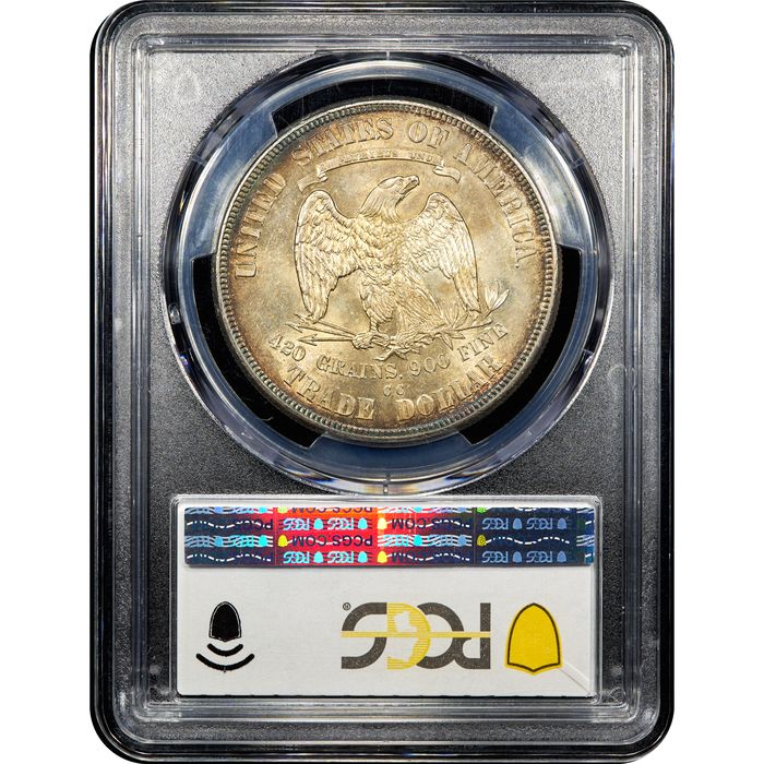 1876-CC Trade Dollar ($1) Doubled Die Reverse  Reverse Image