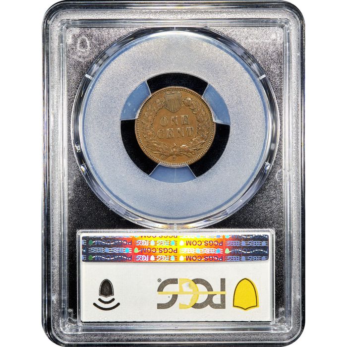 1876 Indian Cent (1c) Reverse Image