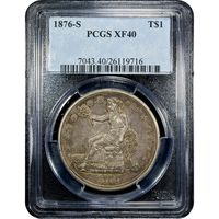 1876-S Trade Dollar (T$1) Obverse Image