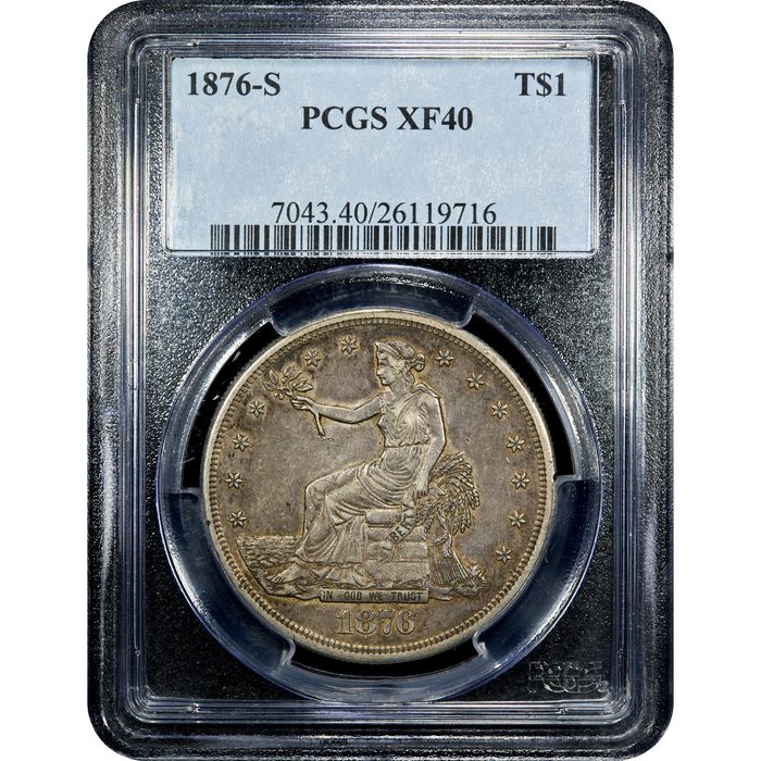 1876-S Trade Dollar (T$1) Obverse Image