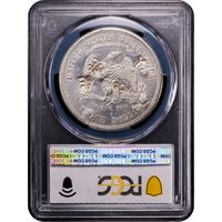 1876-S Trade Dollar (T$1) Type-I/I Chopmarked Reverse Slab Image