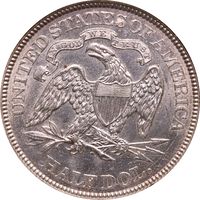 1876 Seated Liberty Half Dollar (50c) Photo 4