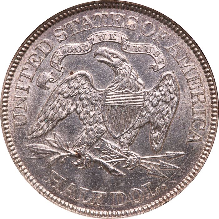 1876 Seated Liberty Half Dollar (50c) Photo 4