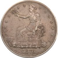 1876 Trade Dollar ($1) Obverse Image