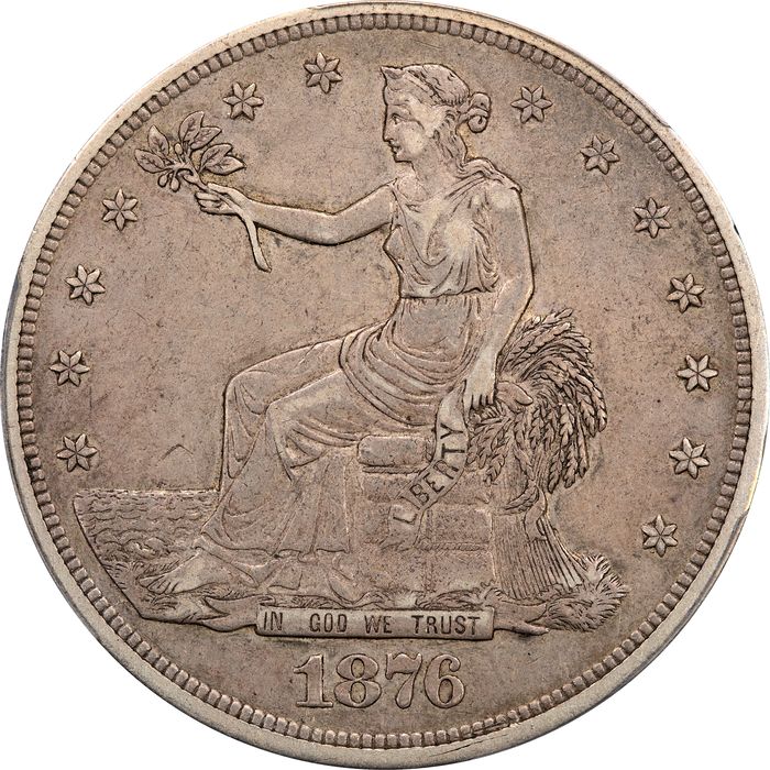 1876 Trade Dollar ($1) Obverse Image